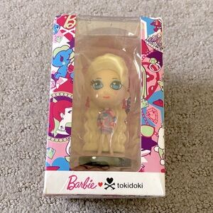 BARBIE x TOKIDOKI Totally Hair Barbie collectible figure.